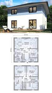 moderne neubau stadtvilla mit quadratischem haus grundriss bauen 150 qm 5 zimmer 3 kinderzimmer nel 2021