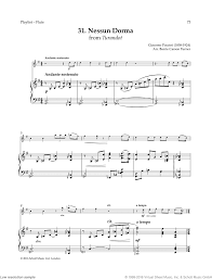 Let us know what's wrong with this preview of nessun dorma (from the opera turandot) by the three tenors. Puccini Nessun Dorma From Turandot Sheet Music For Flute And Piano
