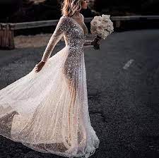 Sparkly Deep V Dress In 2021 Dresses Wedding Dresses Evening Dresses