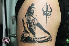 Calm Lord Shiva Tattoo Black Poison Tattoo Studio Shiva Tattoo Hindu Tattoos Black Tattoos