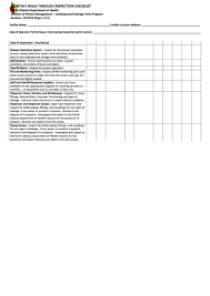 Find your home inspection checklist template, contract, form or document. Monthly Walk Through Facility Inspection Checklist Template Printable Pdf Download