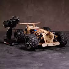 It doesn't come with electronics, so you can pick whatever modules you feel would suit it. Wooden Rc Car Kit Rc Cars Car Kit Cars