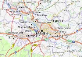 A demonstration of air pressure (called the magdeburg spheres) was done here by otto von guericke in 1656. Michelin Bremen Map Viamichelin