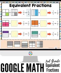 3rd Grade Equivalent Fractions Activities For Google Classroom Video In 2020 Google Classroom Math Third Grade Math Games Teaching Third Grade