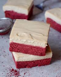 Sweet, but with just enough tang. These Red Velvet Bars Are Vegan Gluten Free Oil Free And Super Easy To Make They Are Rich Soft Moist Easy Cake Recipes Healthy Cake Recipes Healthy Cake