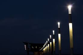 Moyo Pier Lights At Night Pier Light Pier Lighting