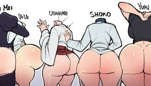jujutsu kaisen, mei mei (jujutsu kaisen), shoko ieiri, ui ui (jujutsu  kaisen), utahime iori - R34 Vault