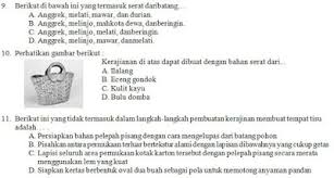 Sekianlah pembahasan dari contoh soal ips kelas 7 semester 2 kurikulum 2013 beserta dengan jawabannya. Kisi Kisi Soal Dan Kunci Jawaban Pas Prakarya Smp Kelas 7 Semester Ganjil Didno76 Com