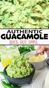 Authentic Guacamole Easy Homemade Recipe That S Deelicious In 2020 Guacamole Recipe Easy Homemade Best Guacamole Recipe Mexican Food Recipes