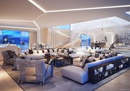 Chandeliers are the main living room attractions. Luxury Big Living Room Design Novocom Top