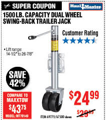 Quicker and easier than hand cranking, this heavy duty electric jack has a weight capacity of 3500 lb. Harbor Freight Tools Save Up To 73 With Super Coupons Milled