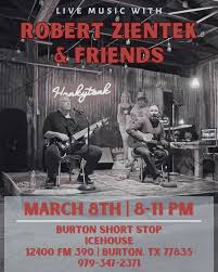 The heaters are roaring inside Burton Short Stop Ice House and the music is  🔥🔥🔥 Come out this weekend for great music, great food, and great  friends! Friday night Bronco Jr 9-midnight.