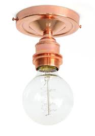 Einfache Fassungsleuchte Deckenlampe Aus Kupfer Mit Globe Birne Lampe Flur Deckenleuchten Lampen