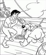 Ariel free printable coloring pages. The Little Mermaid Online Coloring Pages