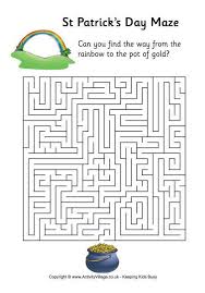 Patrick's day edition, rainbow rings, and leprechaun hunt. St Patrick S Day Maze Difficult St Patrick S Day Words St Patrick Day Activities St Patrick S Day Crafts
