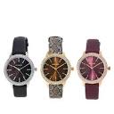 Kessaris Set of 3 Faux Leather Strap Watches - 20492349 | HSN