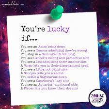 You Re Lucky If Zodiac Signs Leo Zodiac Signs Scorpio Zodiac Signs Gemini