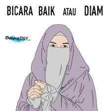 Wallpaper gambar kartun wanita muslimah cantik simplexpict1st org. 50 Gambar Kartun Muslimah Bercadar Cantik Berkacamata Kartun Muslimah