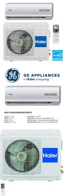 General electric sold the central heating and air conditioning division in 1982 to the trane corporation. Central Air Conditioners 185108 20 Seer Haier Ductless Mini Split Air Conditioner Heat Pump 12000 Central Air Conditioners Ductless Mini Split Air Conditioner