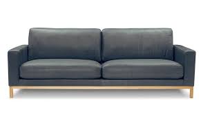 Monoqi 3 Sitzer Ledersofa Grau Sofa Design Sofa Couch