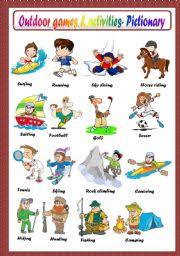 outdoor activities vocabulary list of outdoor activities mobile legends