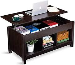 Amazon Com Itaar Lift Top Coffee Table With Hidden Storage Compartment Shelf In 2020 Coffee Table With Hidden Storage Coffee Table To Dining Table Lift Coffee Table
