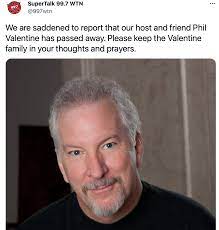 Phil valentine was a visionary for the conservative movement, and he made an enormous impact on the lives of many tennesseans,' she wrote on saturday. Eo Bouok9gzobm
