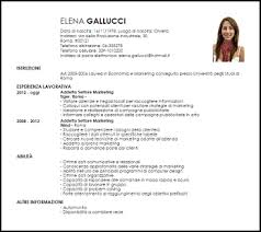 Modello Curriculum Vitae Addetto Settore Marketing Livecareer