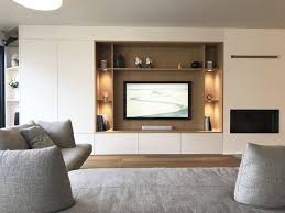 Pin By Arjumand Asmin On Bedroom Ideas In 2020 Tv Room Design Living Room Decor Around Tv Living Room Design Modern