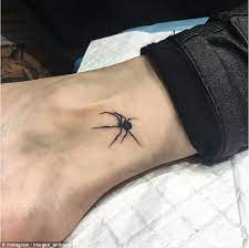 Scary skull 3d spider tattoo make on shoulder true 3d spider tattoo design image make on lower sleeve 3d perfect 3d spider tattoo make on wrist new simple 3d spider tattoo image make on foot for men lovely simple 3d spider famous tattoo, designs, images, body art etc. 75 Best Black Widow Tattoos Ideas