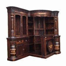 Wraparound molding enhances the pediment and base. Corner Bar Counter And Bar Cabinet Measuring 250 X 150 X 220cm Global Sources