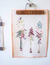 Free mini quilt cross stitch patterns. Timber Mini Quilt Free Pattern I M Aurifil S Designer Of The Month Bonnie Christine