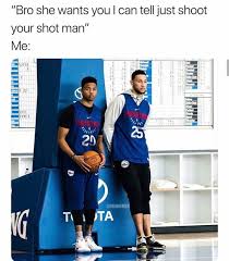 Select from premium ben simmons of the highest quality. Bro She S In Your League Just Shoot Your Shot Sixers