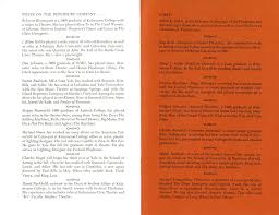 Mother Courage program, 1969