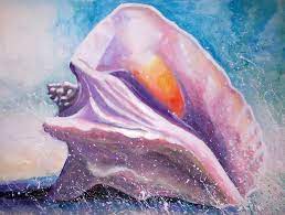 There are 224 conch shell painting for sale on etsy, and they cost ca$64.65 on average. The Conch Shell Painting By Jessica Anderson Saatchi Art