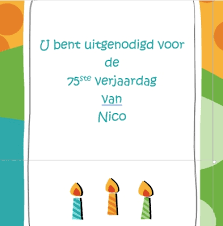 Uitnodiging Maken Met Word Seniorweb