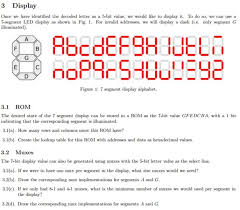 Seven segment displays are normally used to display numbers. Solved 3 Display Once We Have Identified The Decoded Letter Chegg Com