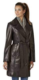 Wilsons Leather Tie Belt Maxi Coat Soft Lambskin Thinsulate Lined Black L Nwt Leather Coat Womens Long Leather Coat Leather Jacket Style