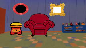 Maybe you would like to learn more about one of these? Caboose Room With Thinking Chair And Side Table Drawer Blues Clues And You Blue S Clues Thinking Chair
