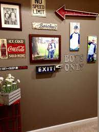 Vintage Baseball Wall Collage Vintage Baseball Room Baseball Room Decor Vintage Baseball Room Decor