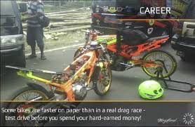 Get the last version of drag bike racers game from racing for android. Game Drag Bike 201m Indophoneboy