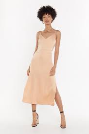 Satin My Opinion Midi Dress Shop Clothes At Nasty Gal Bridesmaid Dresses In 2019 Dresses Bridesmaid Dresses Satin