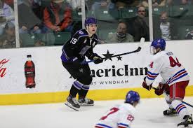 Matthew knies @tricitystorm (#19) has been climbing up draft rankings and he's deserving of it. Tri City Storm Forward Matthew Knies April 17 2021 Photo On Oursports Central