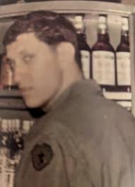 Picture of my Dad,Johnnie Andrew Gahagan. He is propped up