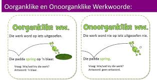 Oorganklike En Onoorganklike Werkwoorde Education Words Teacher