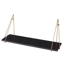 Etagere Murale En Marbre Noir Maisons Du Monde Parement Mural Decoration Etageres Marbre Noir