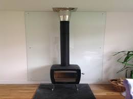 Toughened Glass Sheet Behind A Wood Burner To Protect Your Walls For Any Heat Damage Wood Burner Wood Wood Stove