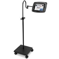The Ipad Adjustable Floor Stand Hammacher Schlemmer Weird Gadgets Ipad Floor Stand Ipad
