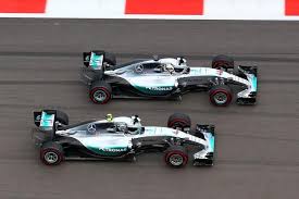 Rosberg Hamilton Mercedes F1 2016
