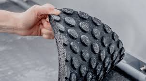 Flextough shell rubber floor mats black heavy duty deep channels for car 3pc set. Rubber Floor Mats 4 X 6 X 3 4 First Quality Button Pattern One Side Cashmans